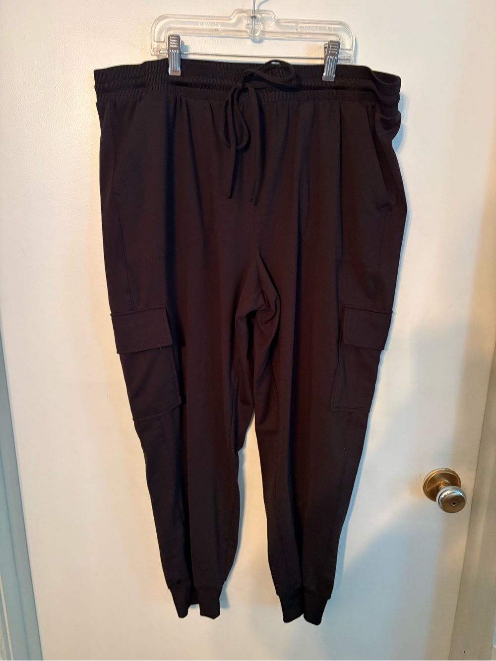 Women’s Black Cargo Jogger Pants